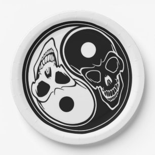 Papieren Borden/Skulls Bordje