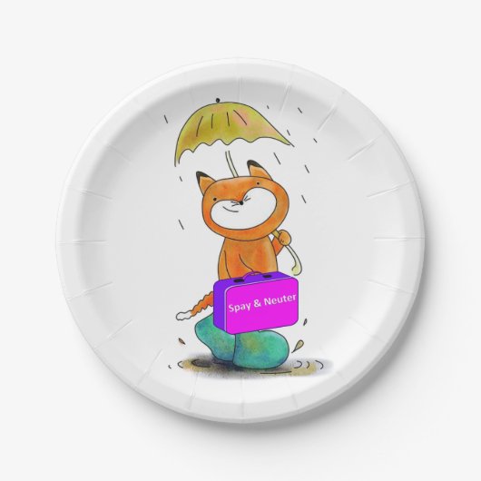 Papieren Borden, spay en Neuter Cats Felines Papieren Bordje (Voorkant)