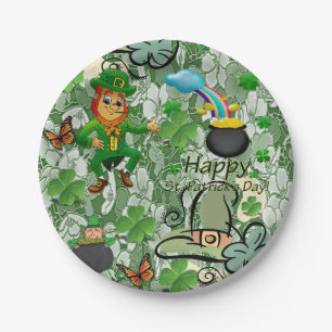 Papieren borden St. Patrick's Day Papieren Bordje