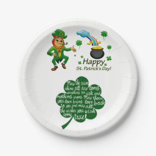 Papieren borden St. Patrick's Day Papieren Bordje