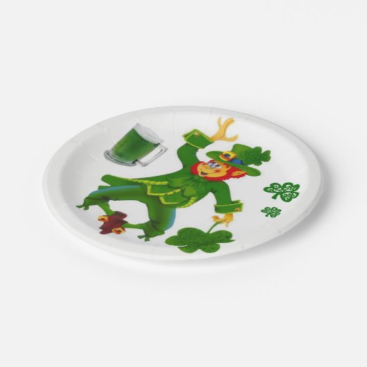 Papieren borden St. Patrick's Day Papieren Bordje (Gekanteld)