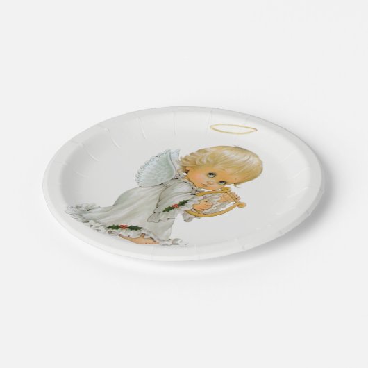 Papieren borden Valentijnsdag, Angel Papieren Bordje (Gekanteld)