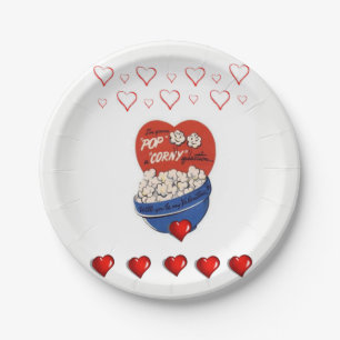 Papieren borden Valentijnsdag Bordje