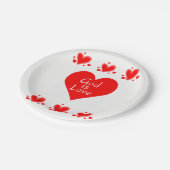 Papieren borden Valentijnsdag GOD IS LOVE Papieren Bordje (Gekanteld)