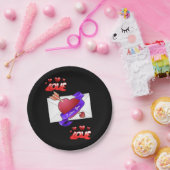 Papieren borden Valentijnsdag Papieren Bordje (Feest)
