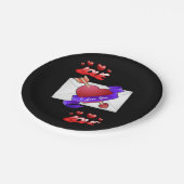 Papieren borden Valentijnsdag Papieren Bordje (Gekanteld)