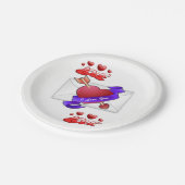 Papieren borden Valentijnsdag Papieren Bordje (Gekanteld)