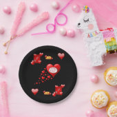 Papieren borden Valentijnsdag Papieren Bordje (Feest)