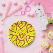 Papieren borden Valentijnsdag Papieren Bordje (Feest)