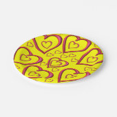 Papieren borden Valentijnsdag Papieren Bordje (Gekanteld)