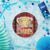 Papieren borden Valentijnsdag Papieren Bordje (Feest)