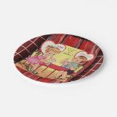 Papieren borden Valentijnsdag Papieren Bordje (Gekanteld)