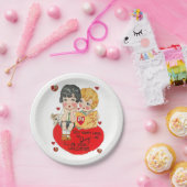 Papieren borden Valentijnsdag Papieren Bordje (Feest)