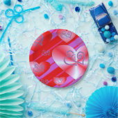 Papieren borden Valentijnsdag Papieren Bordje (Feest)