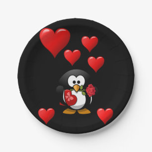 Papieren borden Valentijnsdag Papieren Bordje