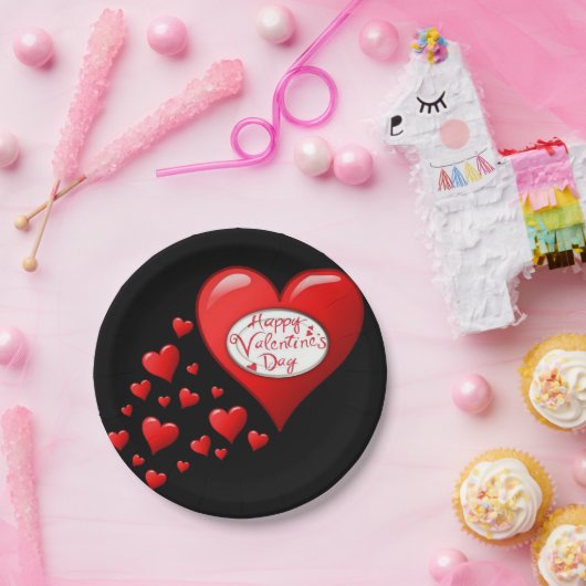 Papieren borden Valentijnsdag Papieren Bordje (Feest)