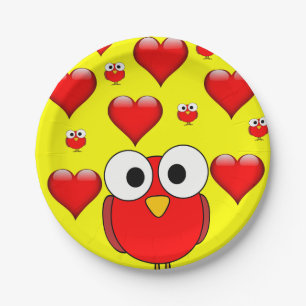 Papieren borden Valentijnsdag Papieren Bordje