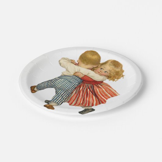 Papieren borden Valentijnse Papieren Bordje (Gekanteld)