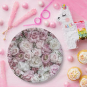 Papieren Borden - Victoriaans Rozen Papieren Bordje (Feest)