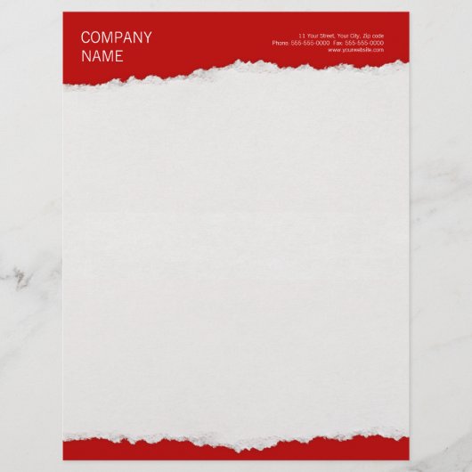 Papieren briefhoofd (Voorkant)