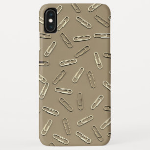 Papieren clips iPhone XS max hoesje