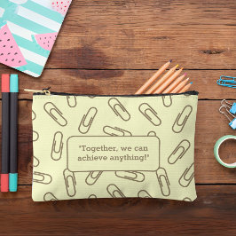 Papieren clips patroon gepersonaliseerd Potlood ho Etui