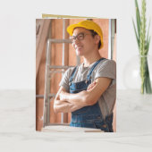 Papieren clips Prettige feestdagen Blue Grids Busi (Achterkant)