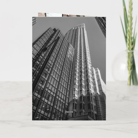 Papieren clips voor vreugde blauw raster feestdagen kaart (Achterkant)