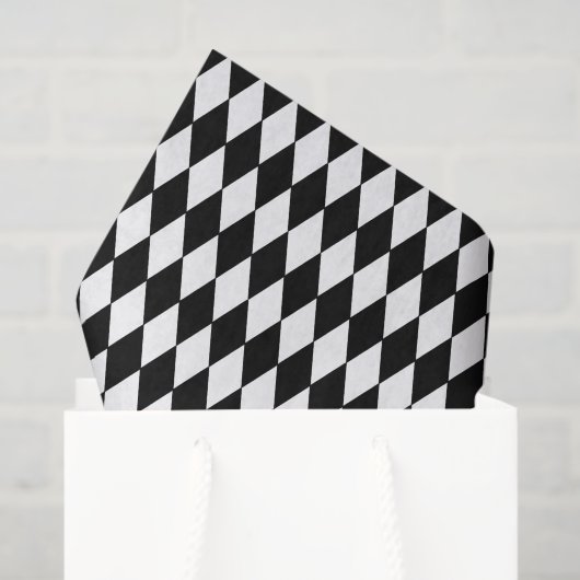 papieren diamantpatroon van weefsel tissuepapier (Cadeauzakje)