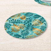 Papieren glazen onderstukken ronde kartonnen onderzetter (Gebogen)