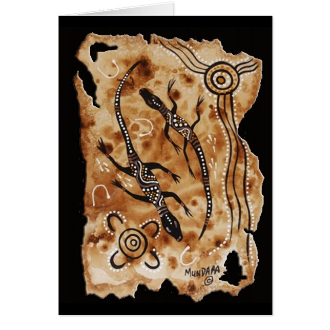Papieren Goannas (Voorkant)
