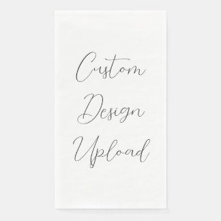 Papieren handdoek Custom Design Upload Servet