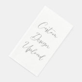 Papieren handdoek Custom Design Upload Servet (Hoek)