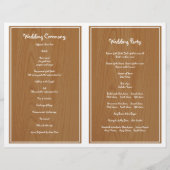 Papieren hart op het programma voor het gevouwen h (Achterkant)