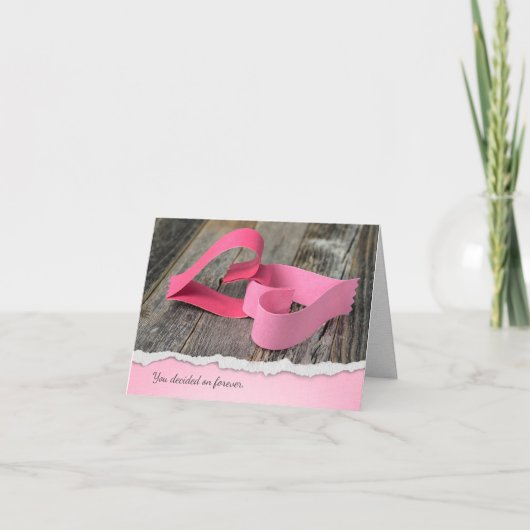 papieren harten met gescheurde rand jubileum (Voorkant)