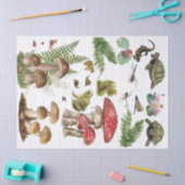 Papieren houtafels ontbinden met stool tissuepapier (Craft)