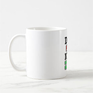 Papieren Kids Batterij Grappige Vintage Vector T-s Koffiemok