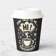papieren koffiebeker