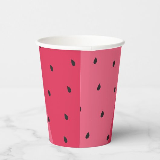 Papieren kopjes "Watermelon Umbrella" 8 oz. Papieren Bekers (Rechts)