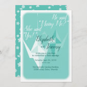 Papieren Kraan Uitnodiging (Voorkant / Achterkant)