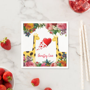 Papieren luiers, Giraffe Love Servet