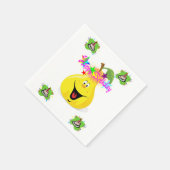 Papieren luiers, Happy Birthday Pear Cakes Servet (Hoek)