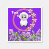 Papieren luiers, schapenvlies servet (Voorkant)