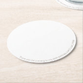 Papieren Onderzetter (Gebogen)