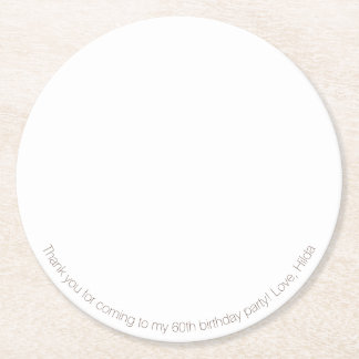 Papieren Onderzetter