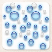 Papieren Onderzetter - Bubbles (Voorkant)