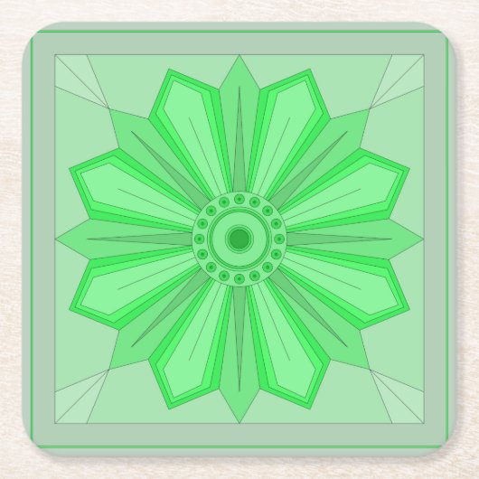 Papieren Onderzetter met kunst (Voorkant)