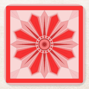 Papieren Onderzetter met kunst