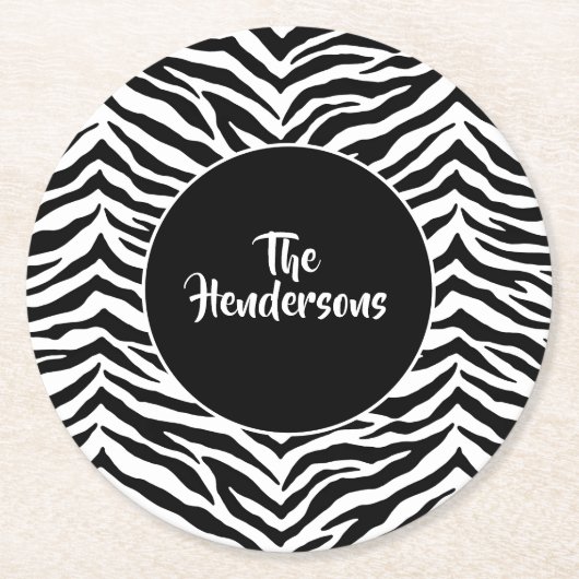 Papieren Onderzetters instellen - Aangepaste naam (Voorkant)