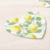 Papieren Onderzetters Set-Citroenen (Gekanteld)